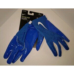 Nike Vapor Knit Football Gloves Blue/White Size 3XL NEW